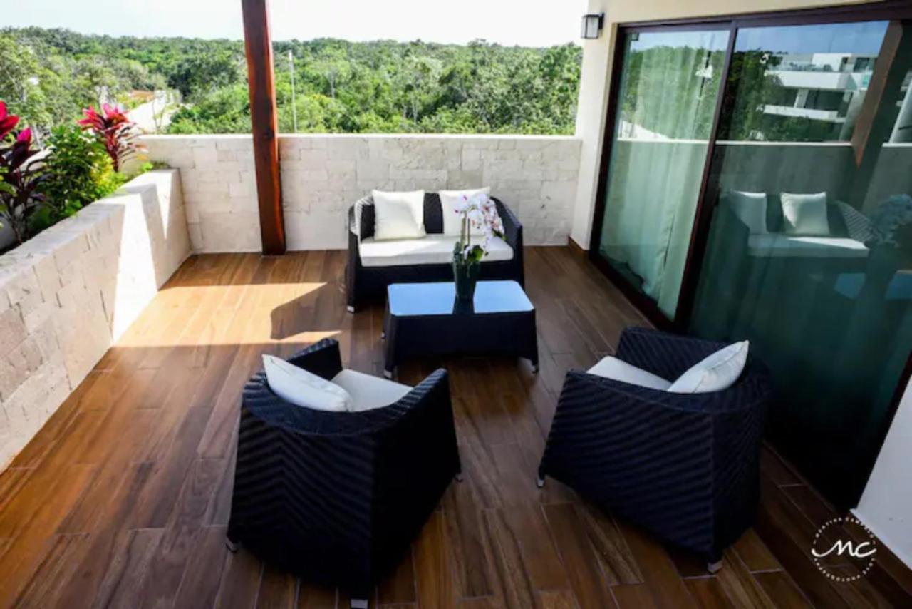 Penthouse Blue Luxury La Veleta Apartment Тулум Екстериор снимка