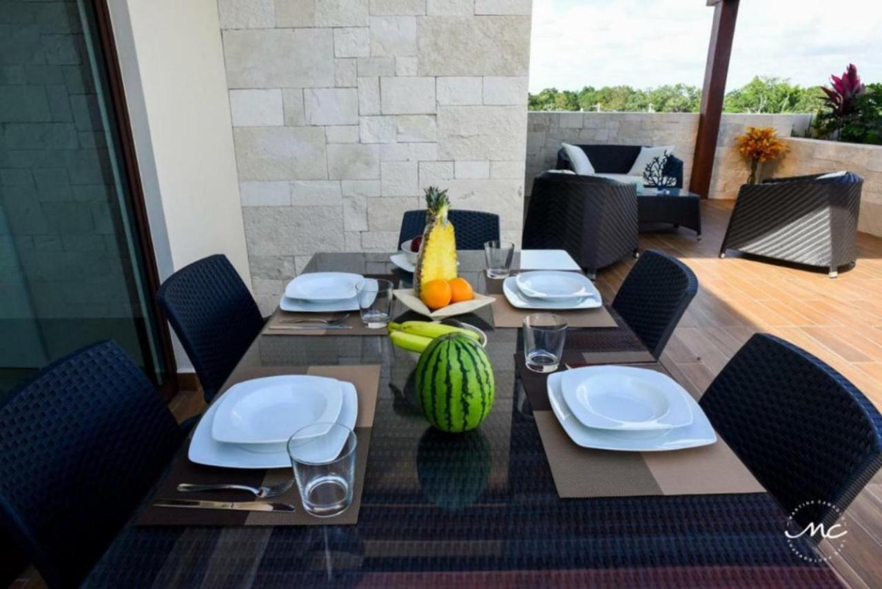 Penthouse Blue Luxury La Veleta Apartment Тулум Екстериор снимка
