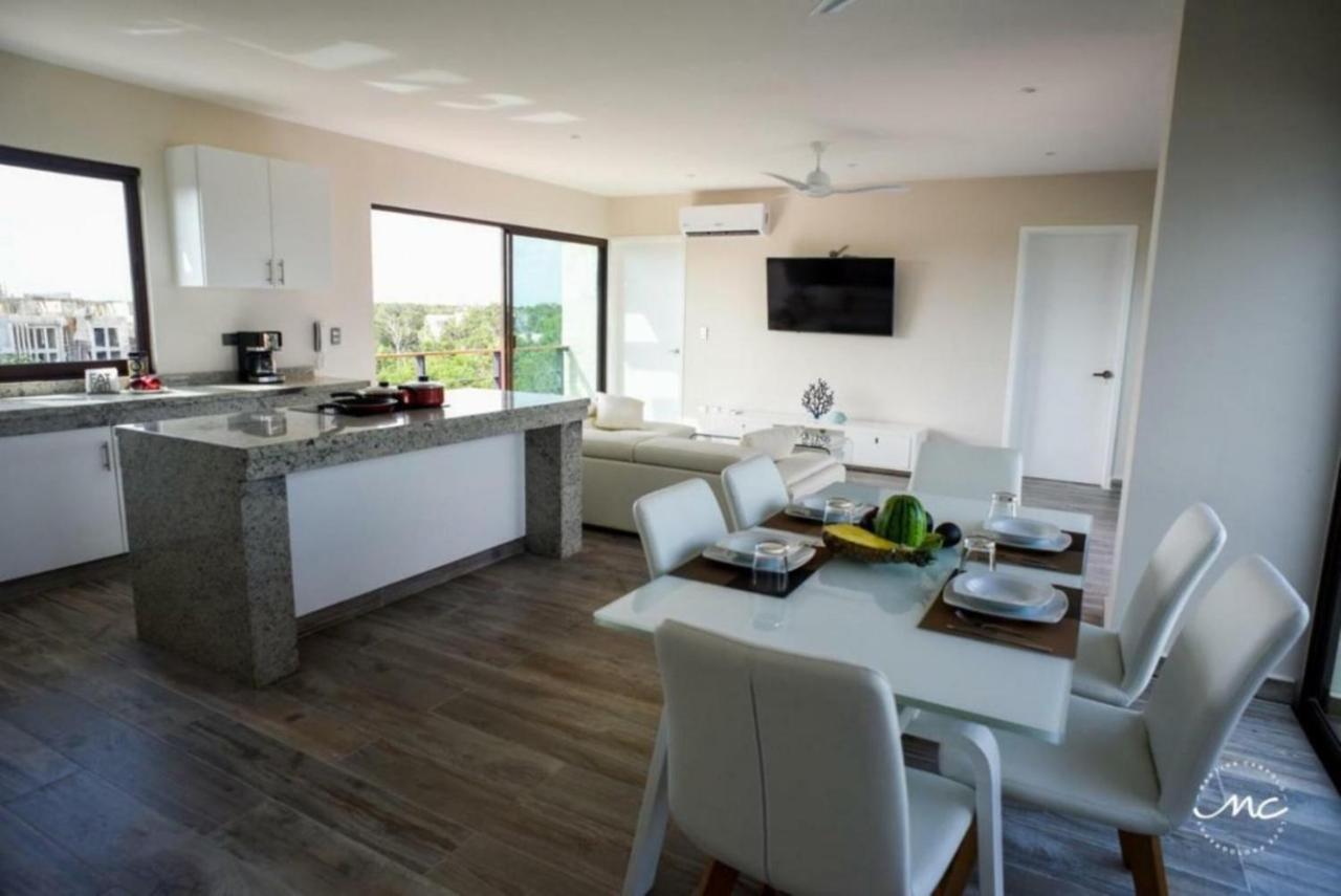 Penthouse Blue Luxury La Veleta Apartment Тулум Екстериор снимка
