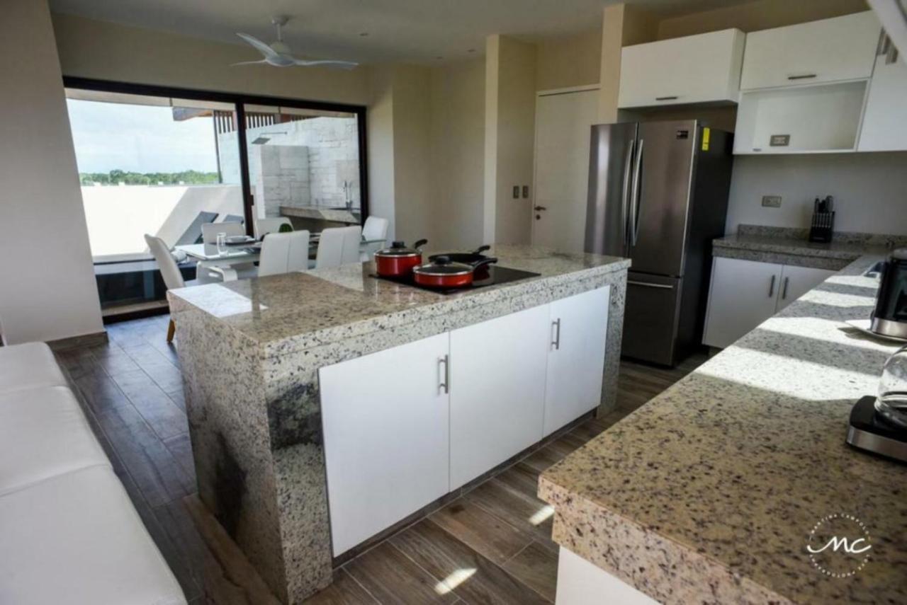 Penthouse Blue Luxury La Veleta Apartment Тулум Екстериор снимка
