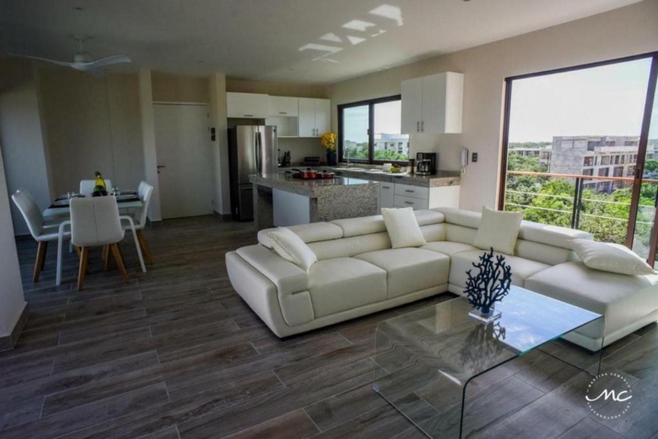 Penthouse Blue Luxury La Veleta Apartment Тулум Екстериор снимка