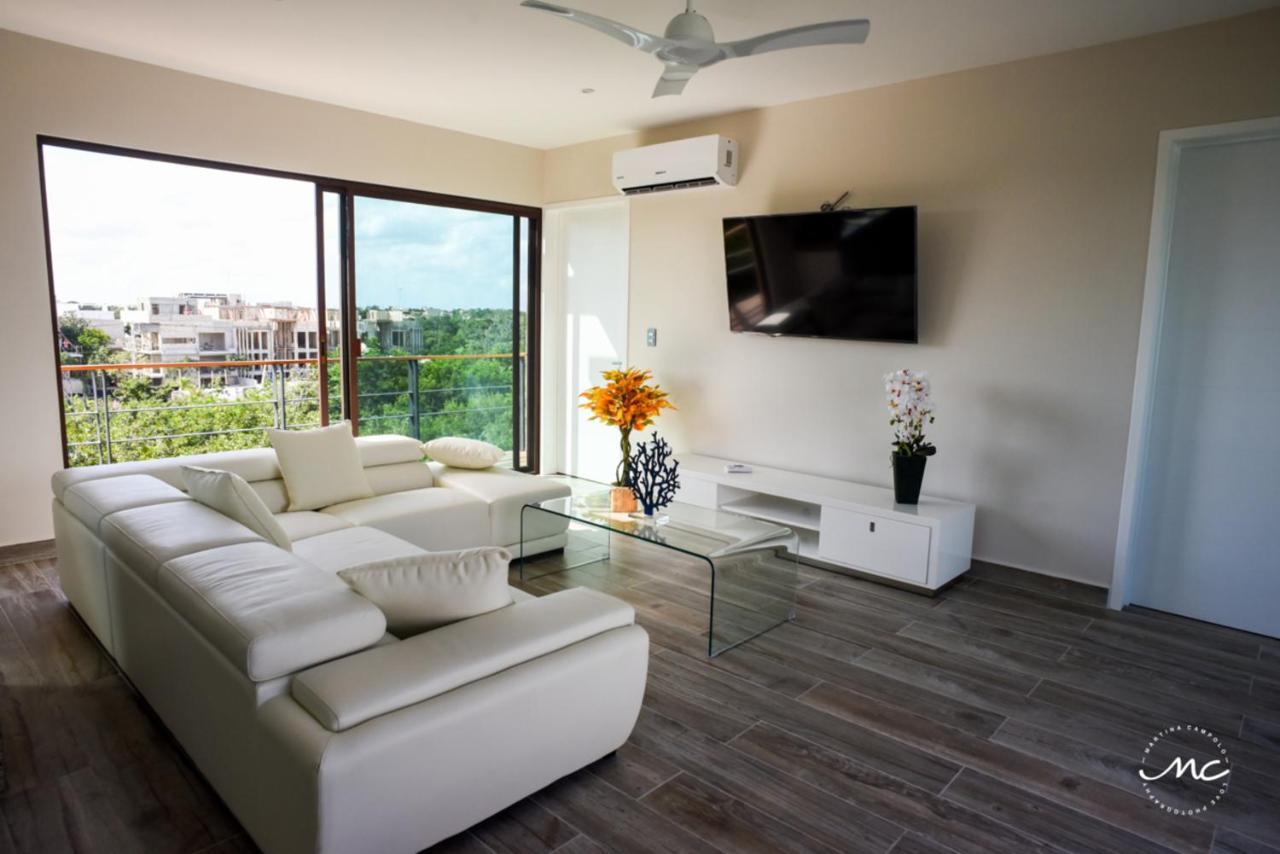 Penthouse Blue Luxury La Veleta Apartment Тулум Екстериор снимка