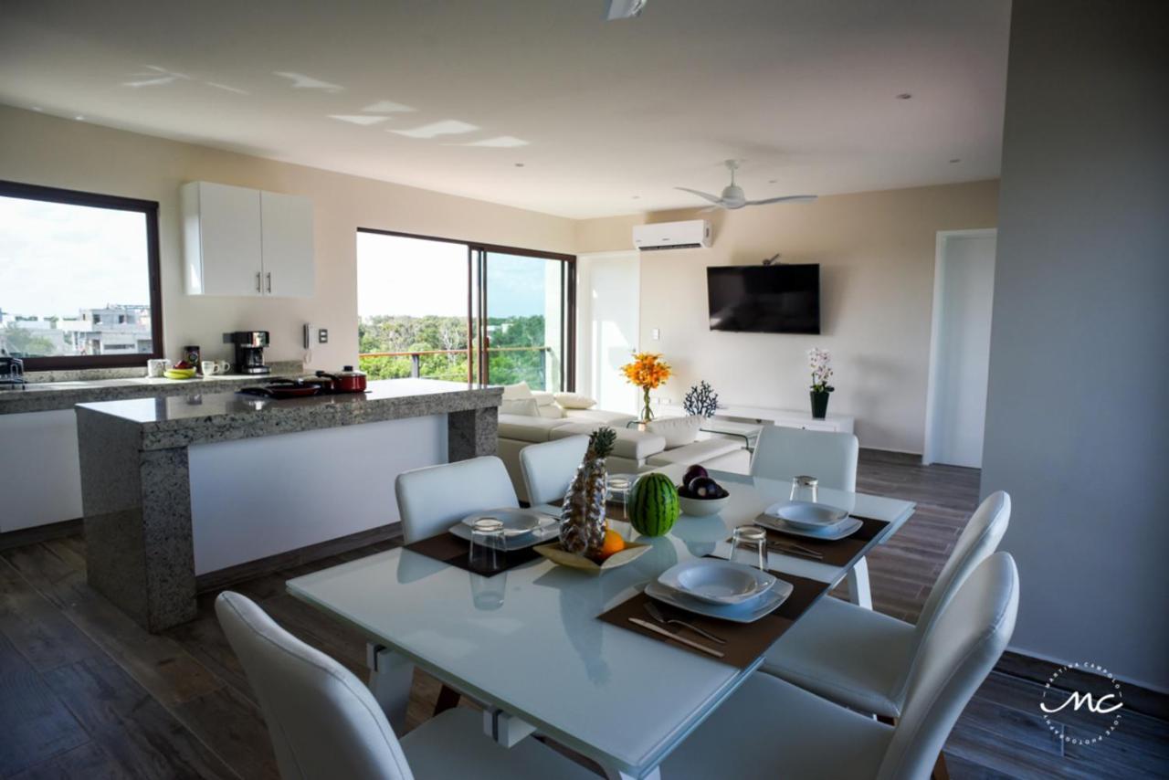 Penthouse Blue Luxury La Veleta Apartment Тулум Екстериор снимка